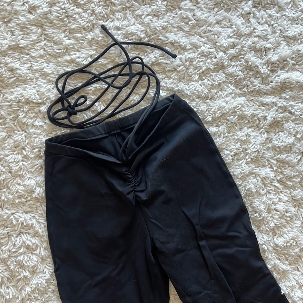 Womens Alo Yoga Tie Wrap Pants